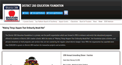 Desktop Screenshot of d200edfoundation.org
