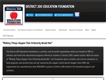 Tablet Screenshot of d200edfoundation.org